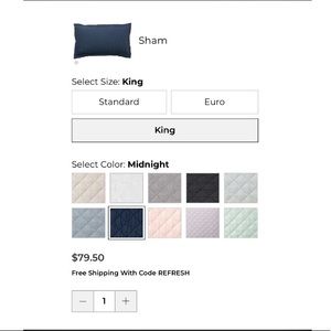 Pottery barn Belgian Flax Linen Diamond Shams